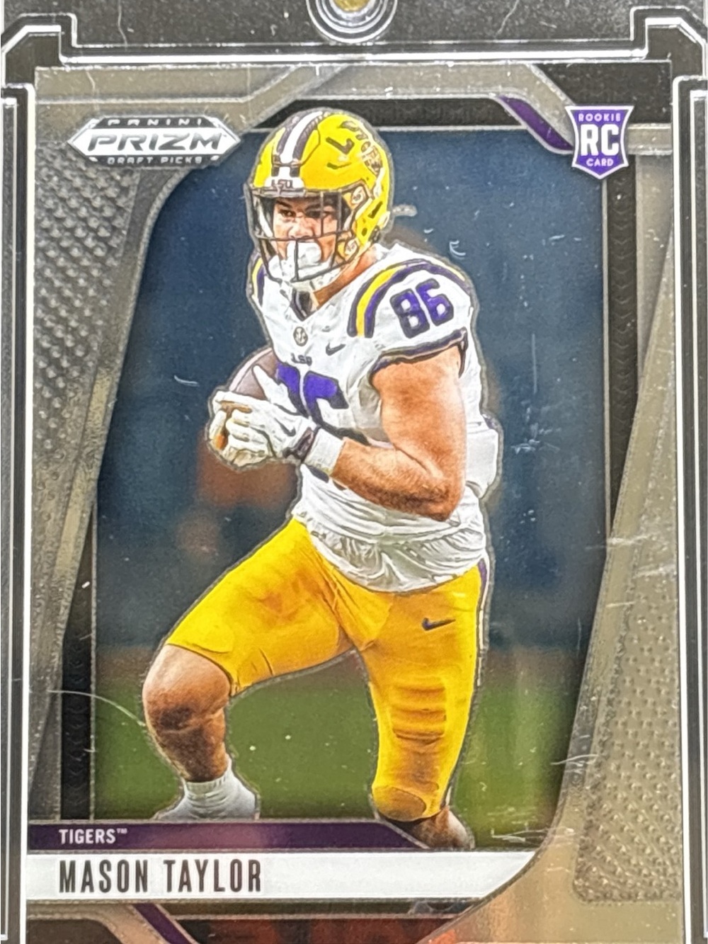 Panini Prizm Mason Taylor Football Rookie Card